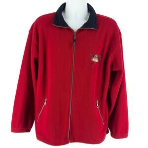 90s Monterey Bay sea otter zip up fleece jacket 1990s vintage